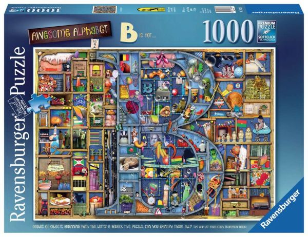 Puzzle 1000 Teile Awesome Alphabet "B" 019.828