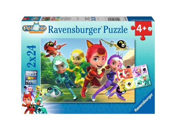 Ravensburger Puzzle 2x24 Teile Die Tierschützer 05.726