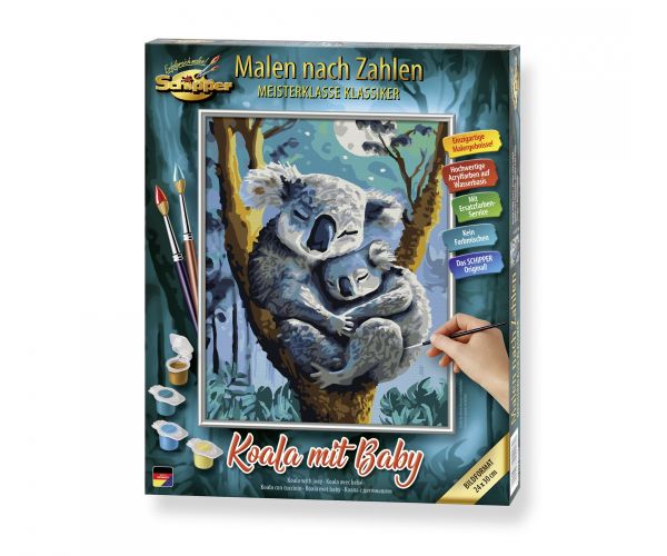 Schipper Koala mit Baby 24x30cm