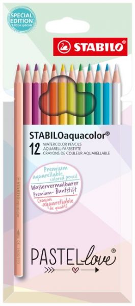 Stabilo O aquacolor Pastellove 12er Set