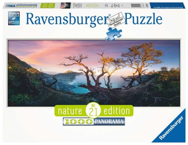 Puzzle 1000 Teile: Schwefelsäure See am Mount Ijen, Java 17.094