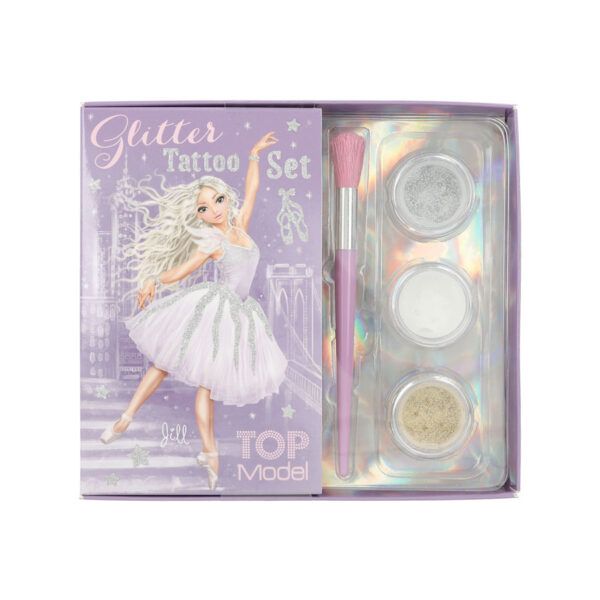 Top Model Glitter Tattoo Set Ballet