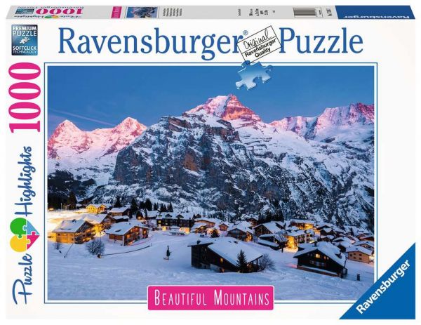 Puzzle 1000 Teile Berner Oberland Mürren 17.316